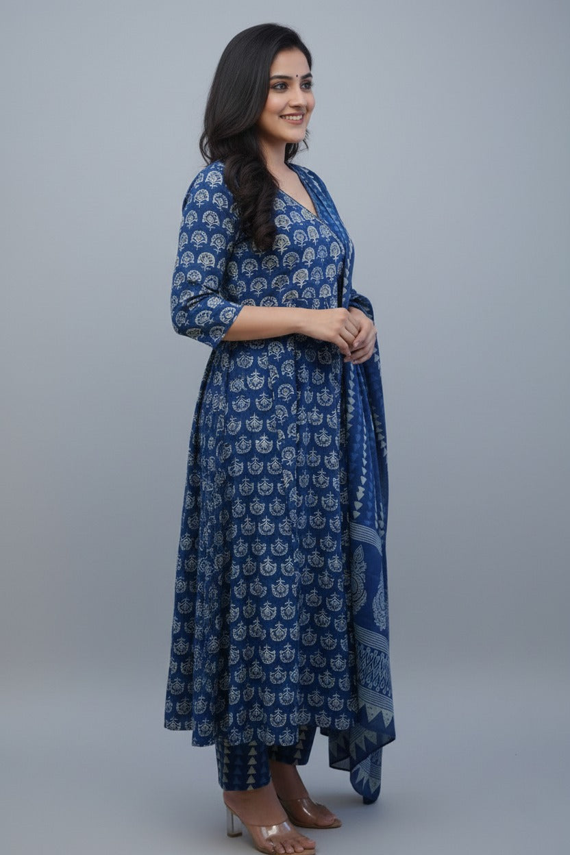 November Vives Cotton Kurti Set