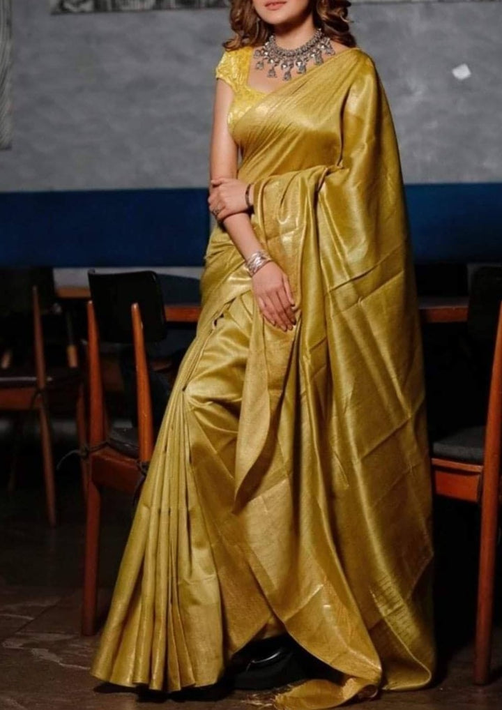 Out of this world - A premium munga tussar silk saree