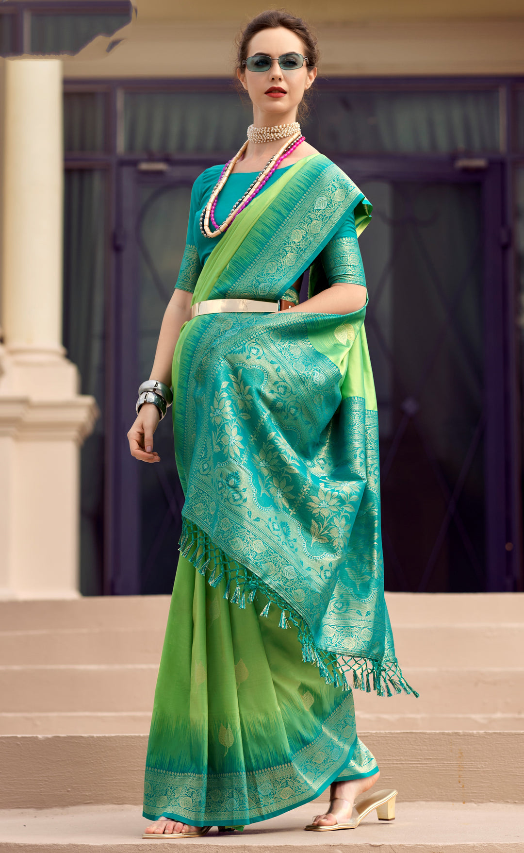 Wrapping In Love Kanjivaram Silk Saree