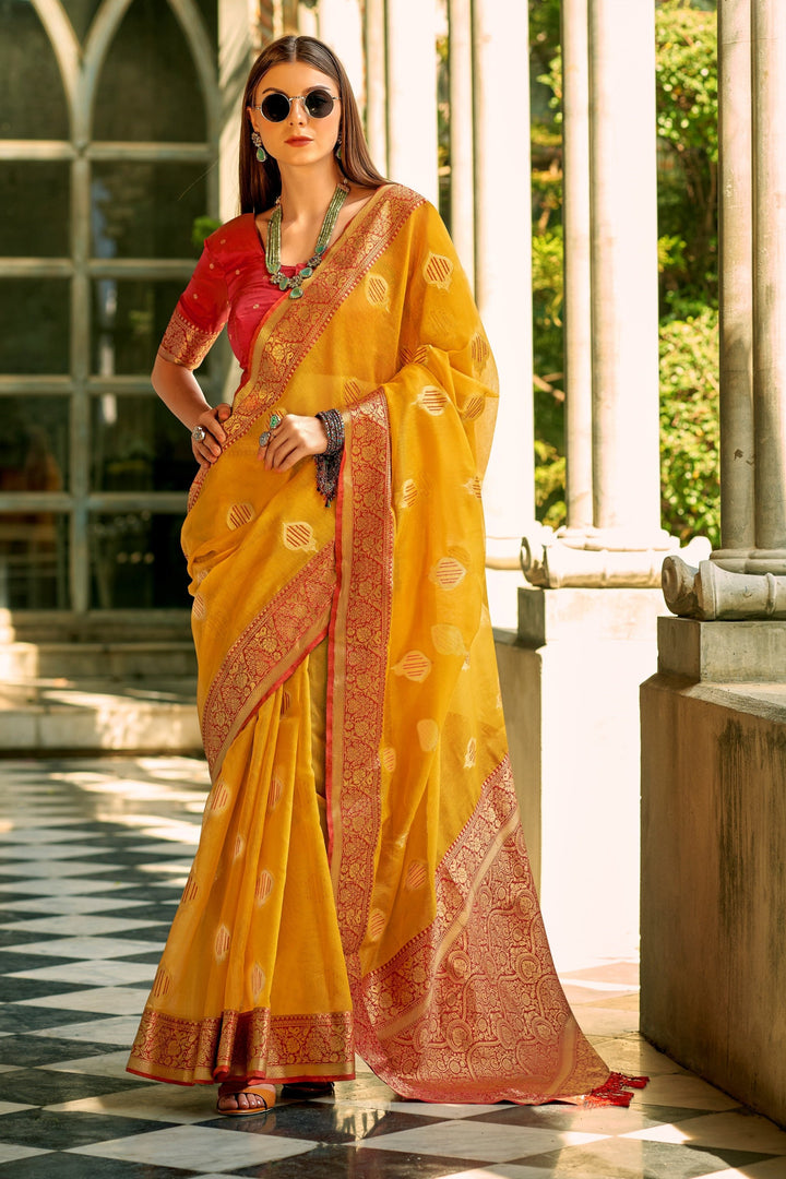 Heart Of Universe Tissue Silk Saree