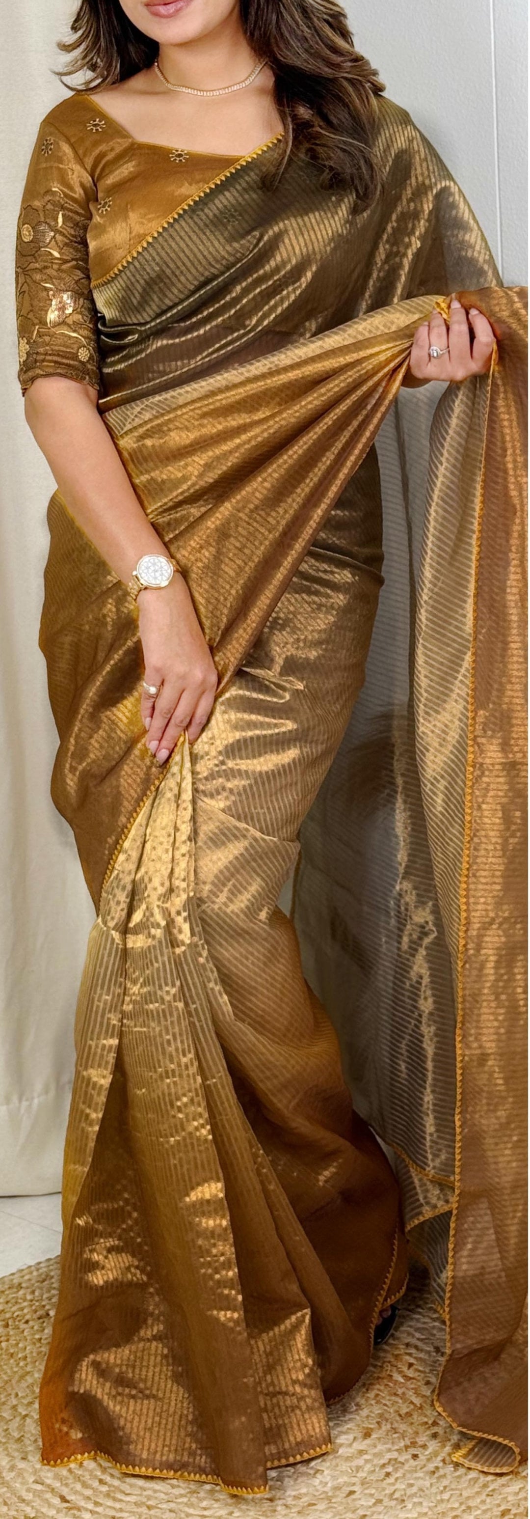 Beautiful As Art Organza Saree