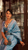 Whisper of Luxury - Silk Saree (Blue Hint)