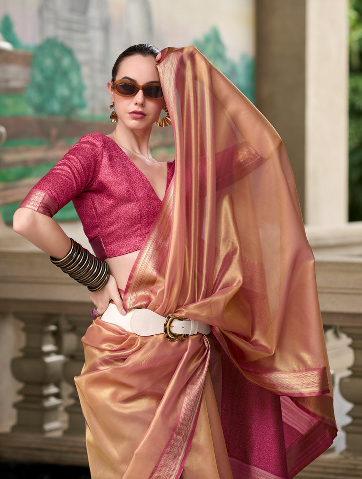 Sea Fairies Tissue Silk Saree