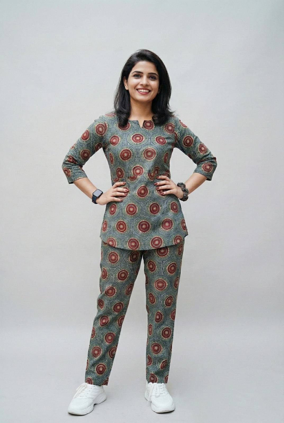 Trendy Ajrakh Co-Ord Set Collection