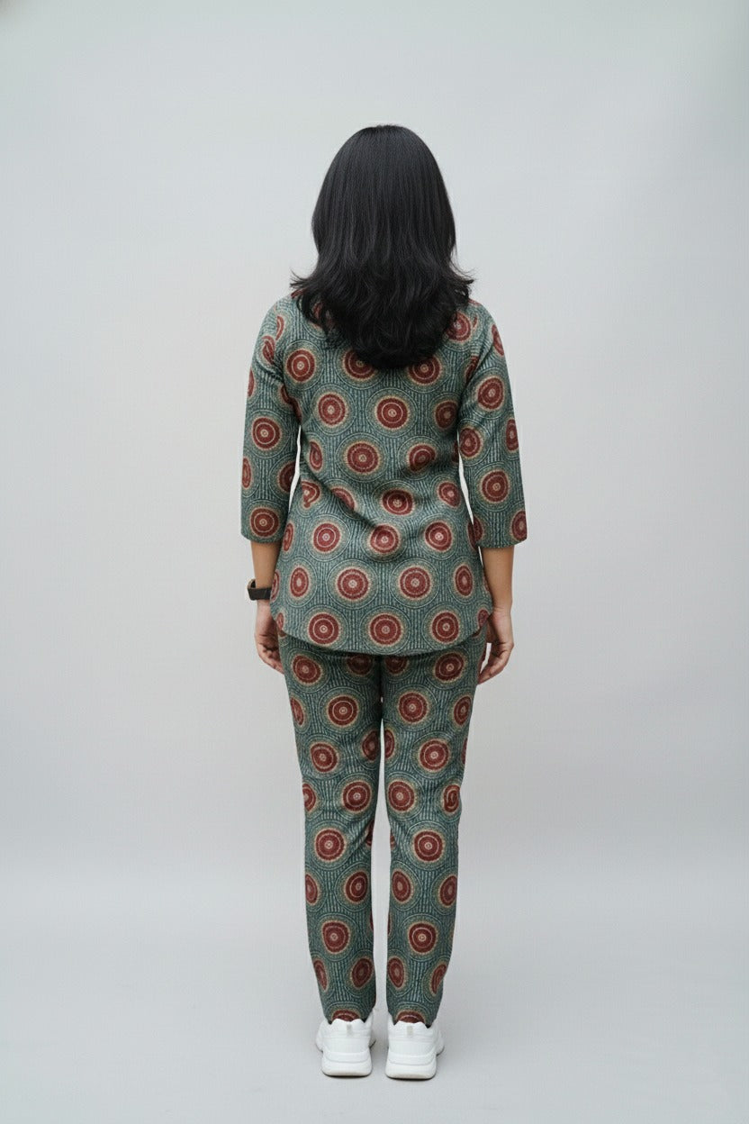 Trendy Ajrakh Co-Ord Set Collection
