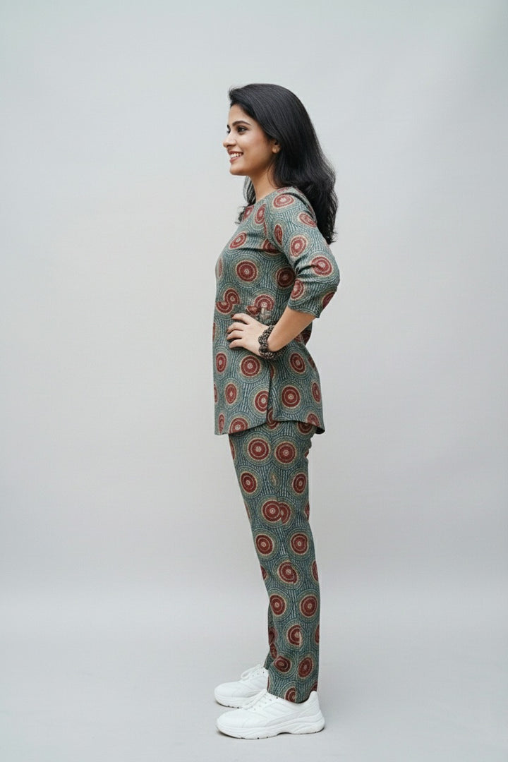 Trendy Ajrakh Co-Ord Set Collection