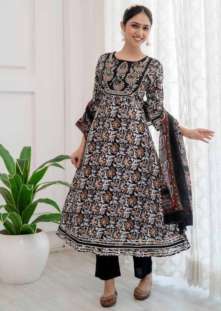 Culturally Inspired Anarkali Suit Set