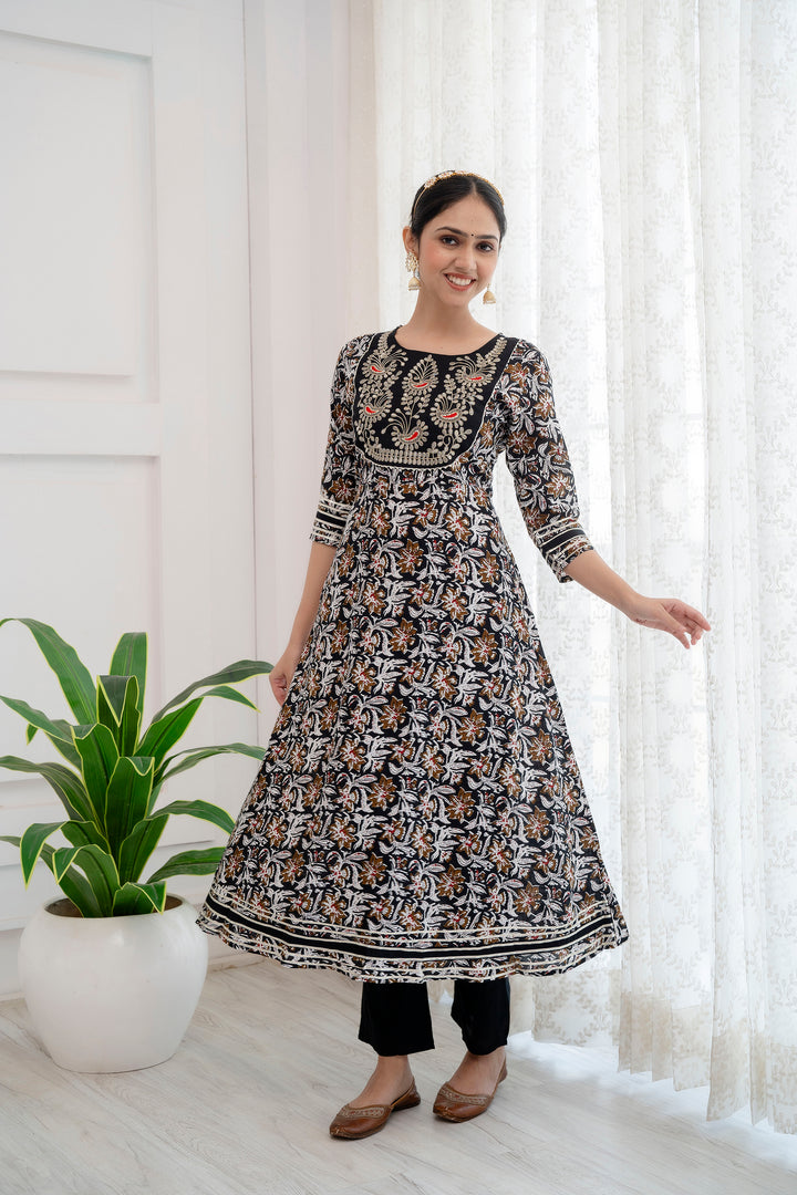 Culturally Inspired Anarkali Suit Set