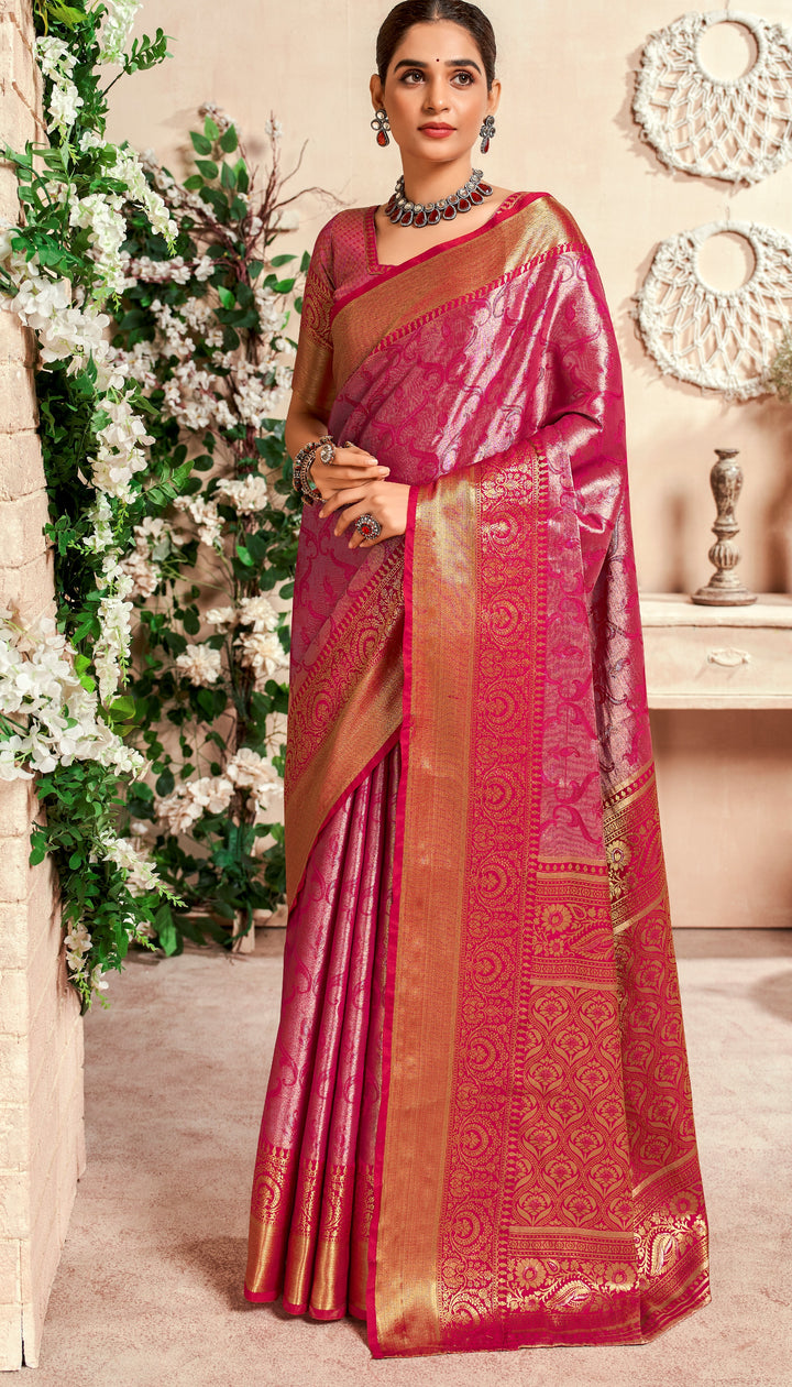 Water Spell Glory Kanjivaram Silk Saree