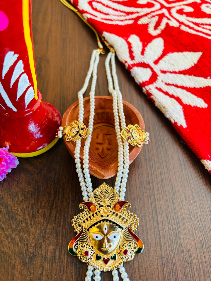 Durga Puja Special (Gold Plated Jewellery Set)