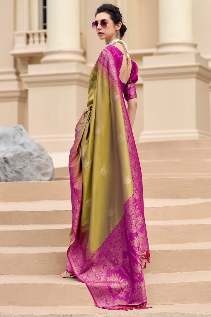 Wrapping In Love Kanjivaram Silk Saree