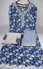 Blue Floral Suit Set