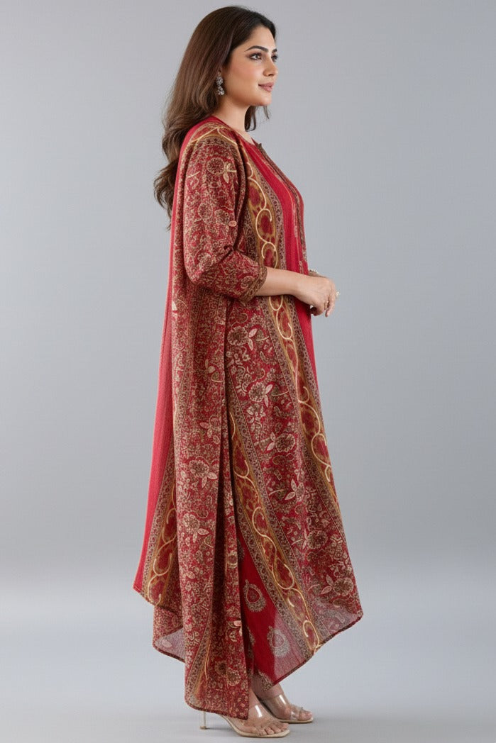 A December to Remember Cotton Suit Set