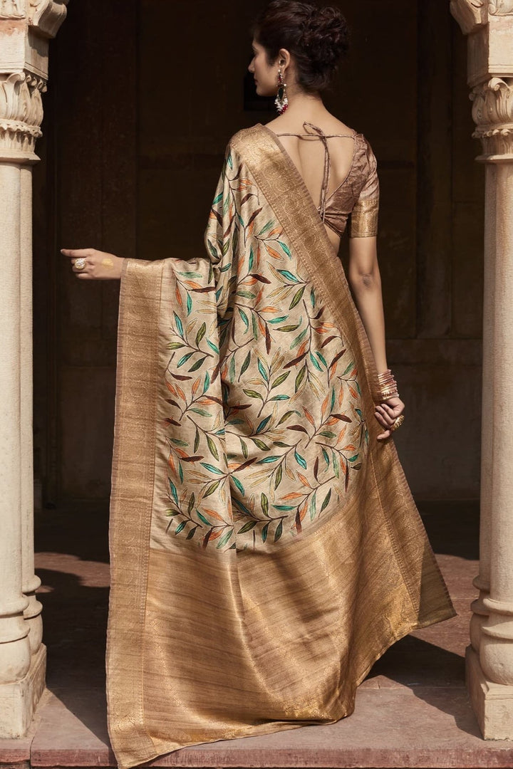 A Drape To Flaunt Fancy Silk Saree