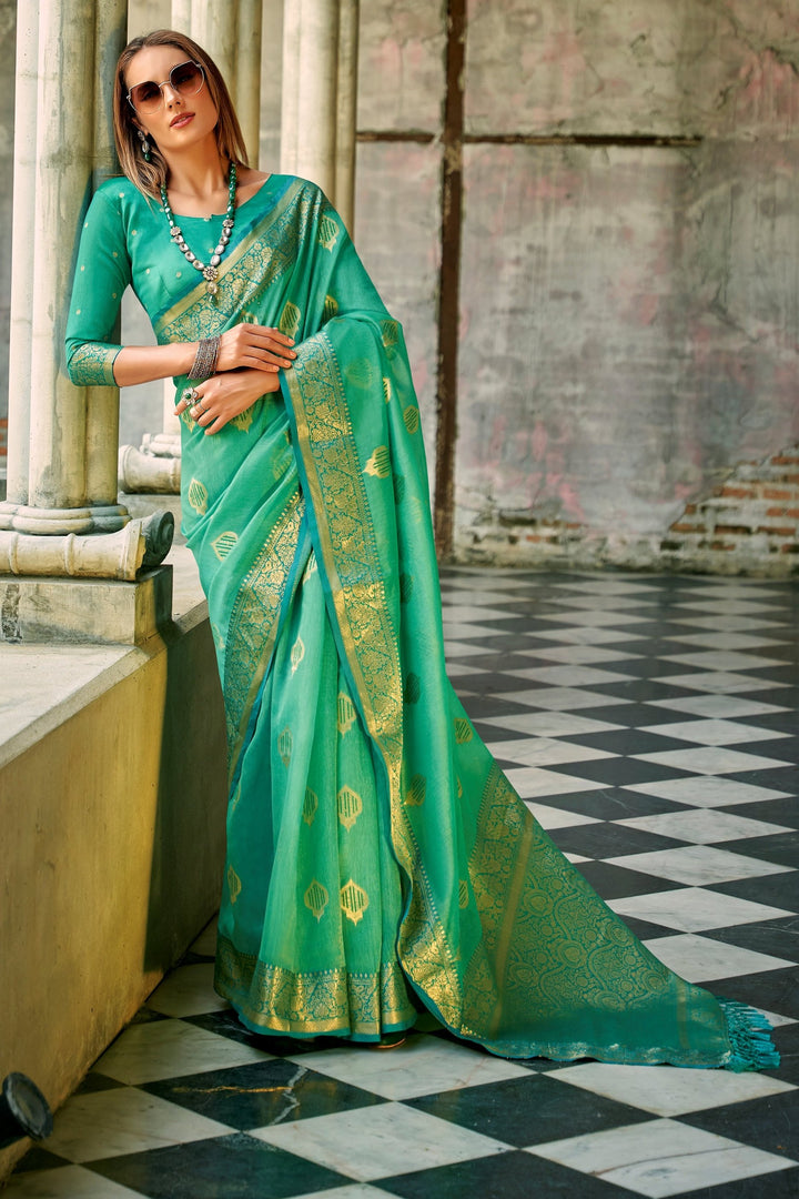 Heart Of Universe Tissue Silk Saree