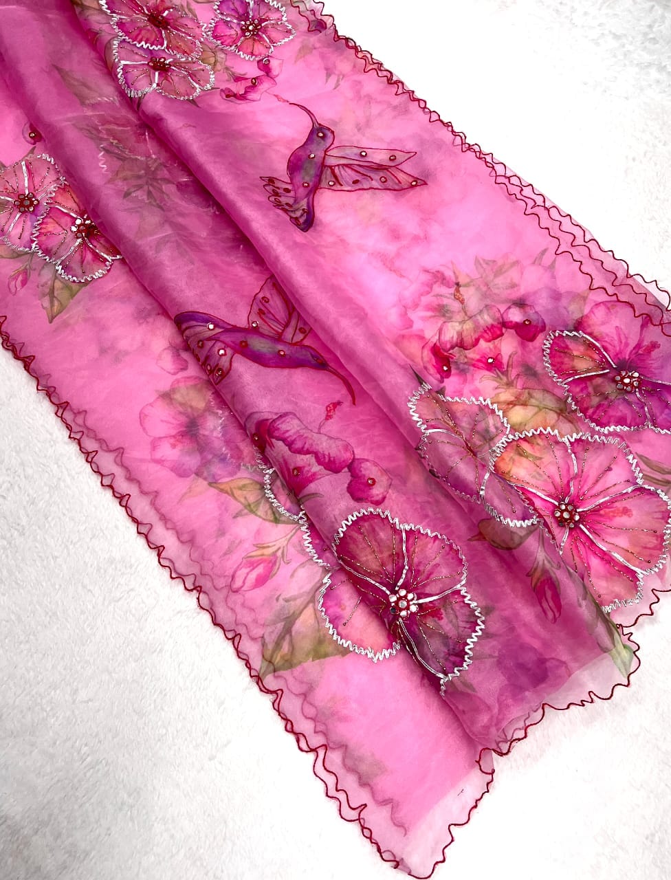 Feel The Organza(Theme Of Nature)Saree