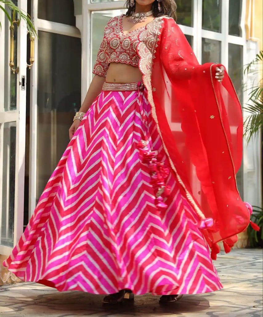 A Lehenga World(Stitched)