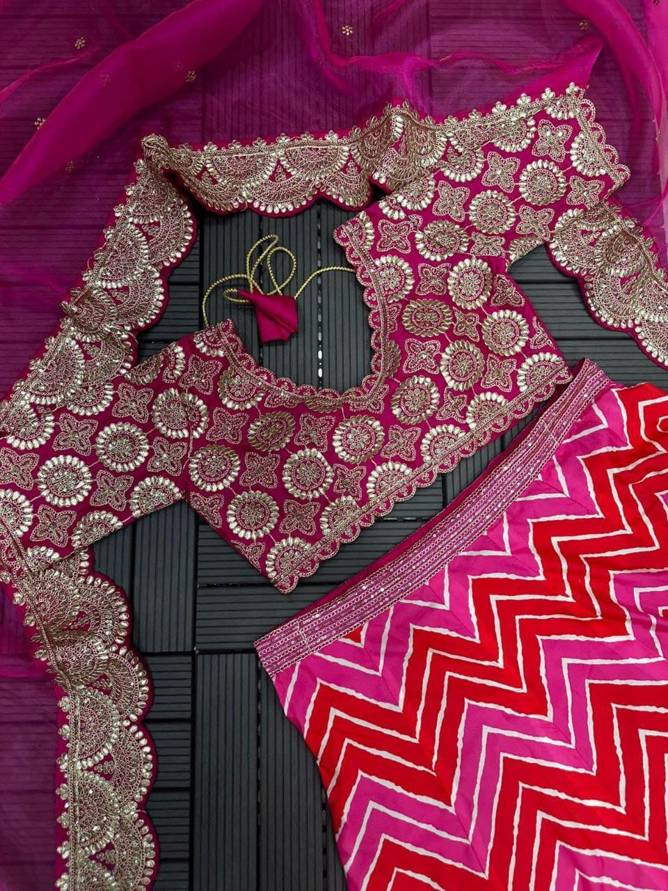 A Lehenga World(Stitched)