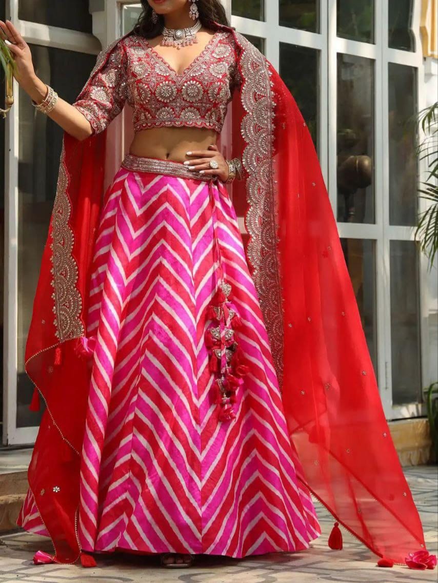 A Lehenga World(Stitched)