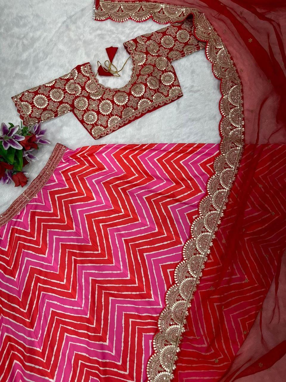 A Lehenga World(Stitched)