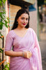 Chiffon Fun(Lavender Color saree)