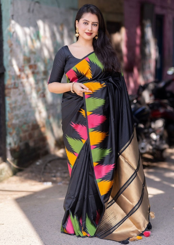 Moonlight Magic Designer Fancy Silk Saree