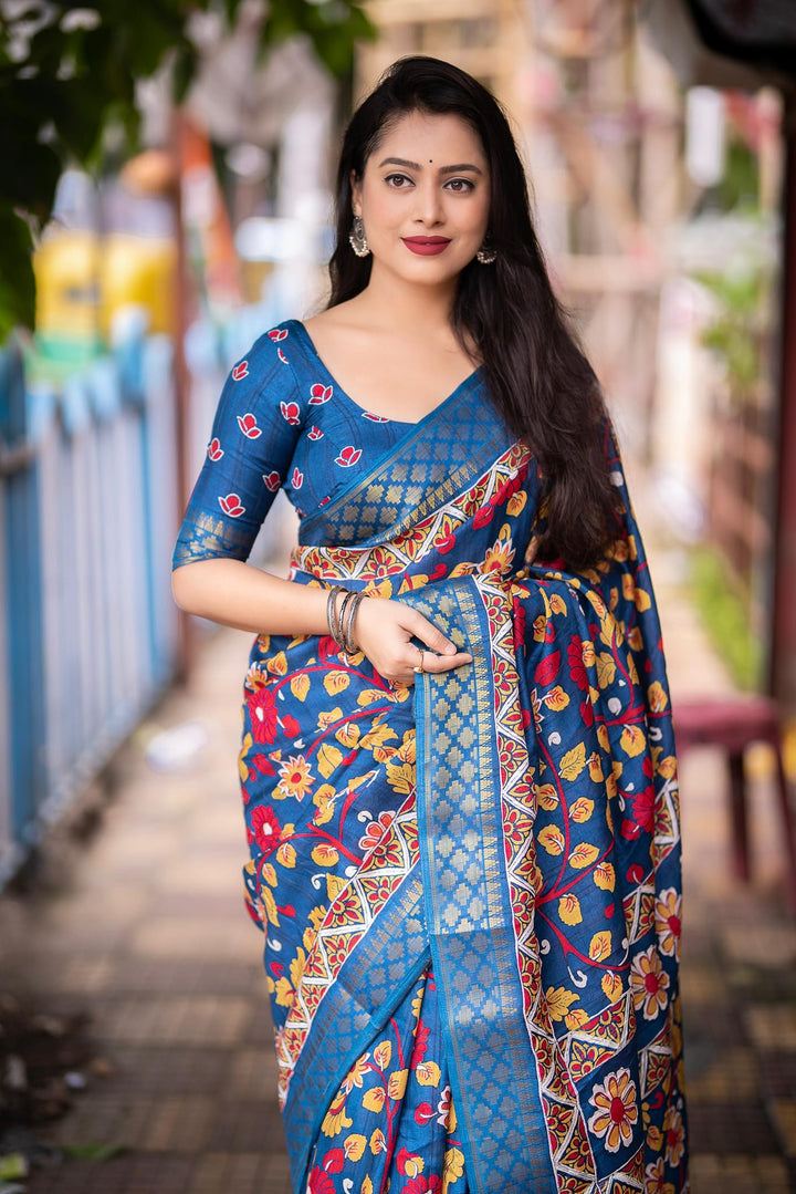 Dil Se Kalamkari Tak (Silk Saree)