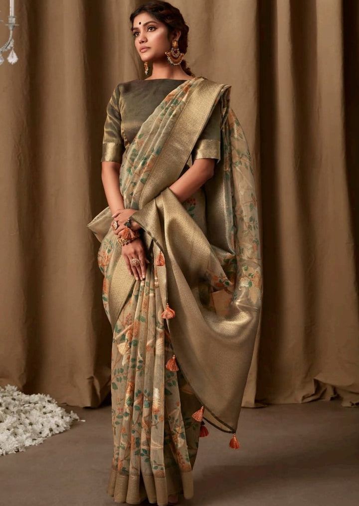 Navya - Purely Praising (Designer Linen Saree)