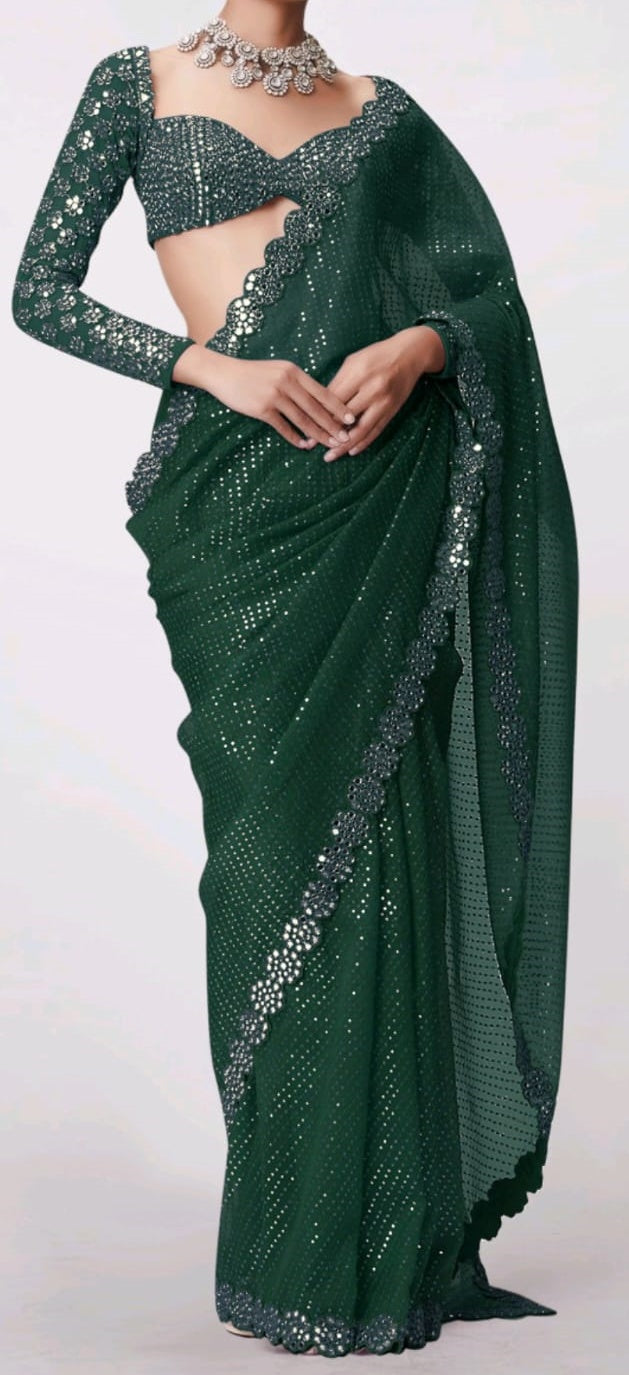 Bollywood Block Buster Georgette Saree