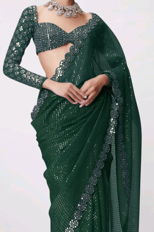 Bollywood Block Buster Georgette Saree