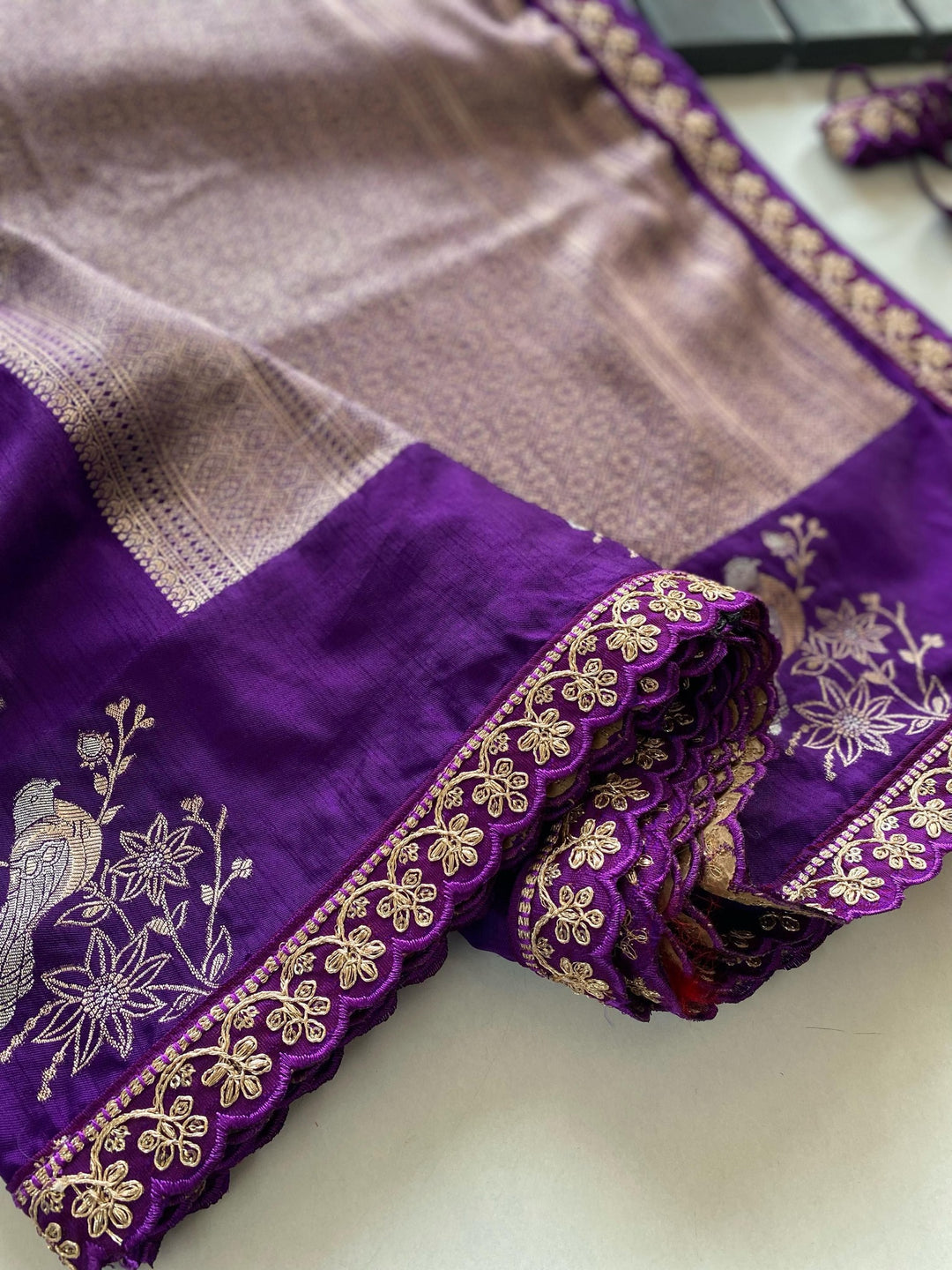 Honey Willow Fancy Silk Saree