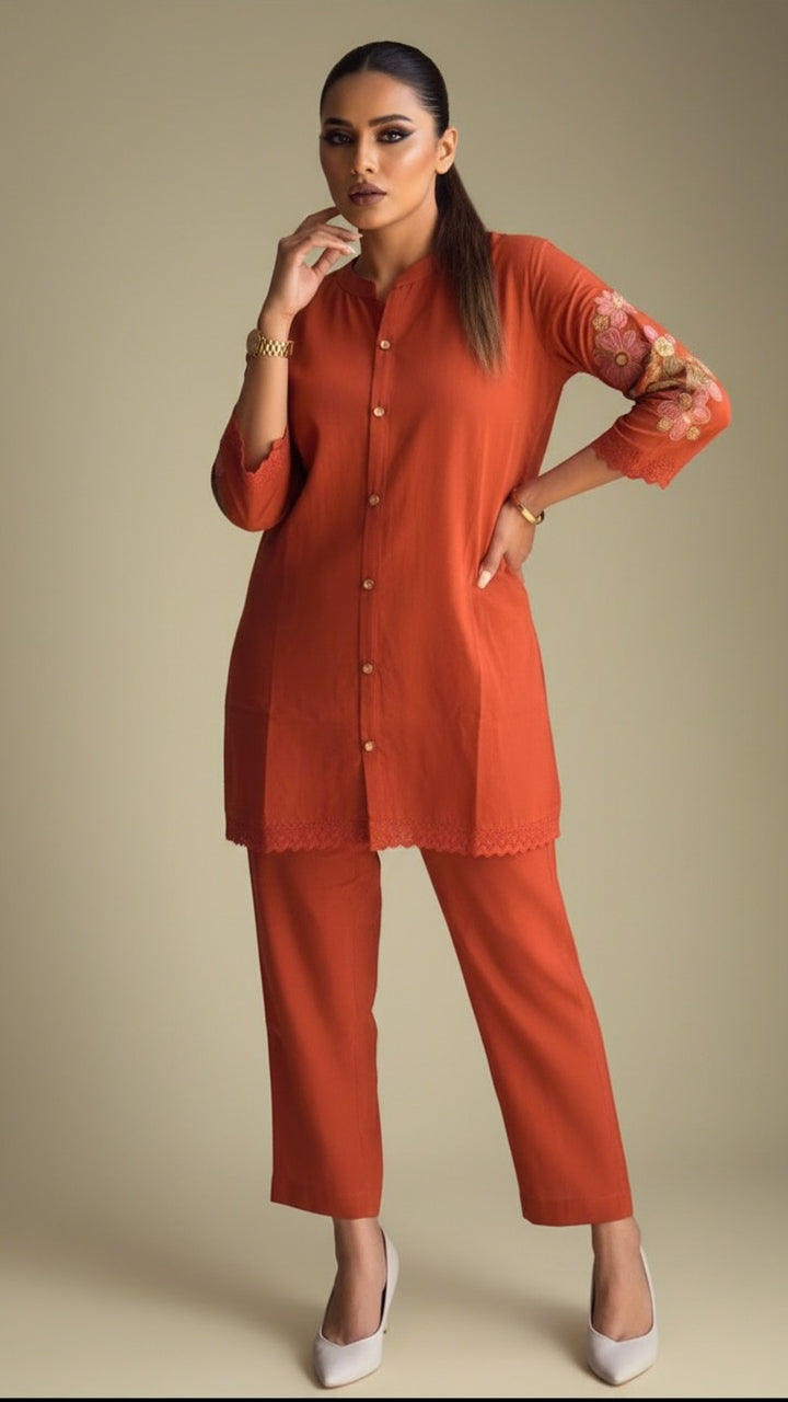 Sunlit Shots Cotton Coord Set