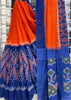 Ikkat Print Linen Saree