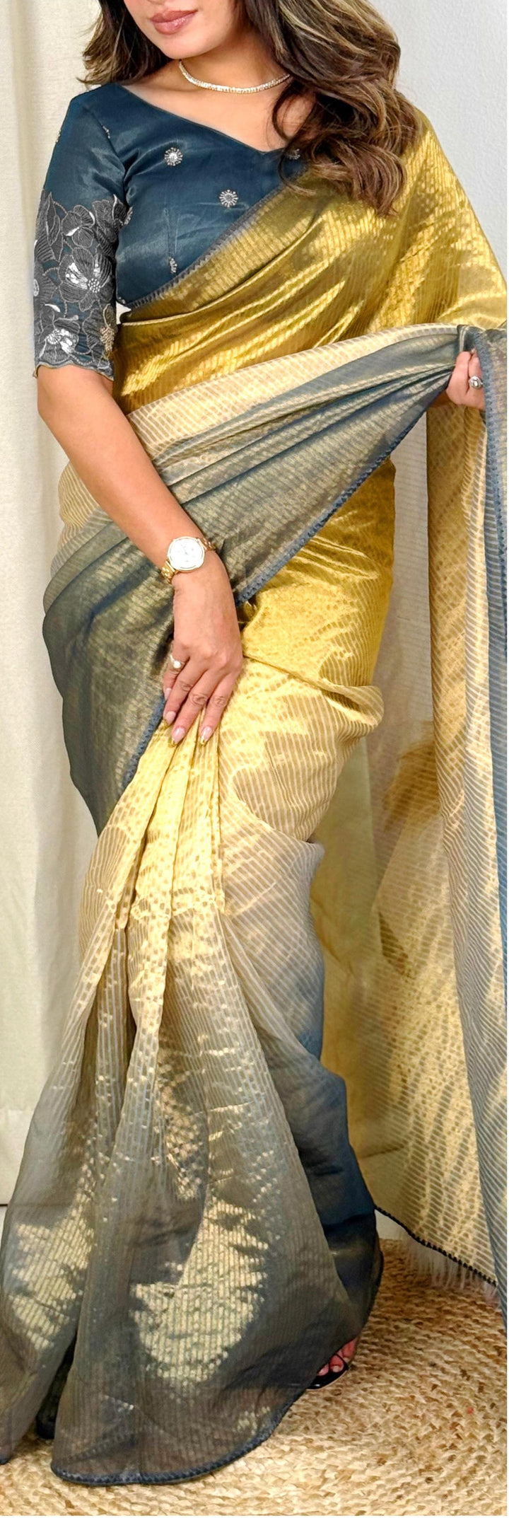 Beautiful As Art Organza Saree