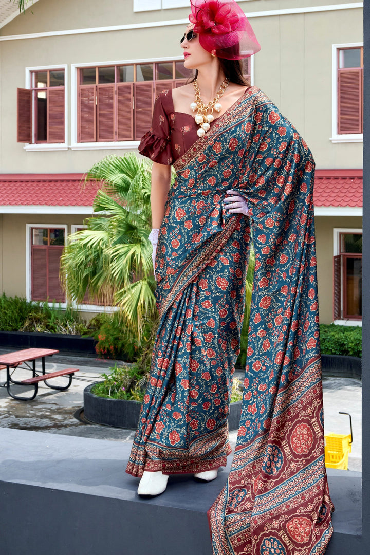 Dream Castle Satin Silk Banarasi Saree