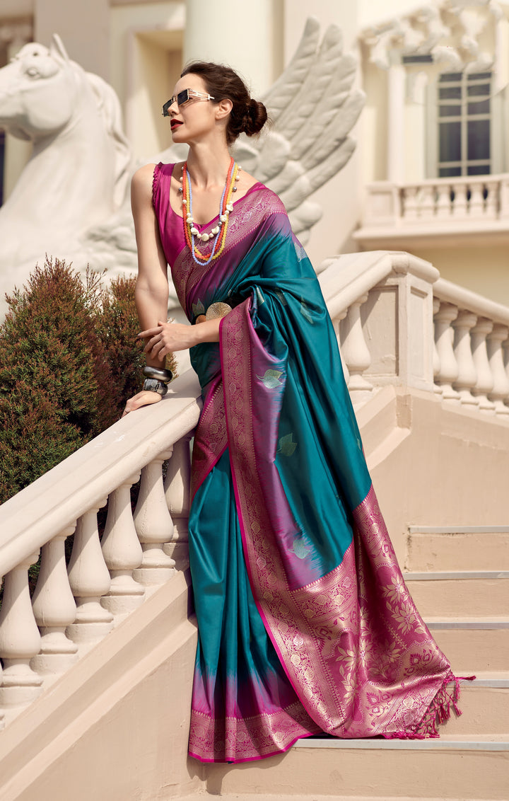 Wrapping In Love Kanjivaram Silk Saree