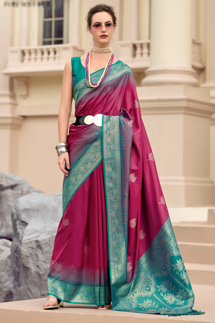 Wrapping In Love Kanjivaram Silk Saree