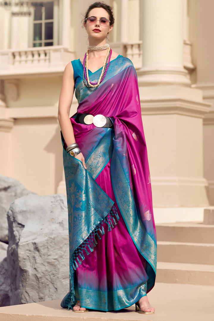 Wrapping In Love Kanjivaram Silk Saree