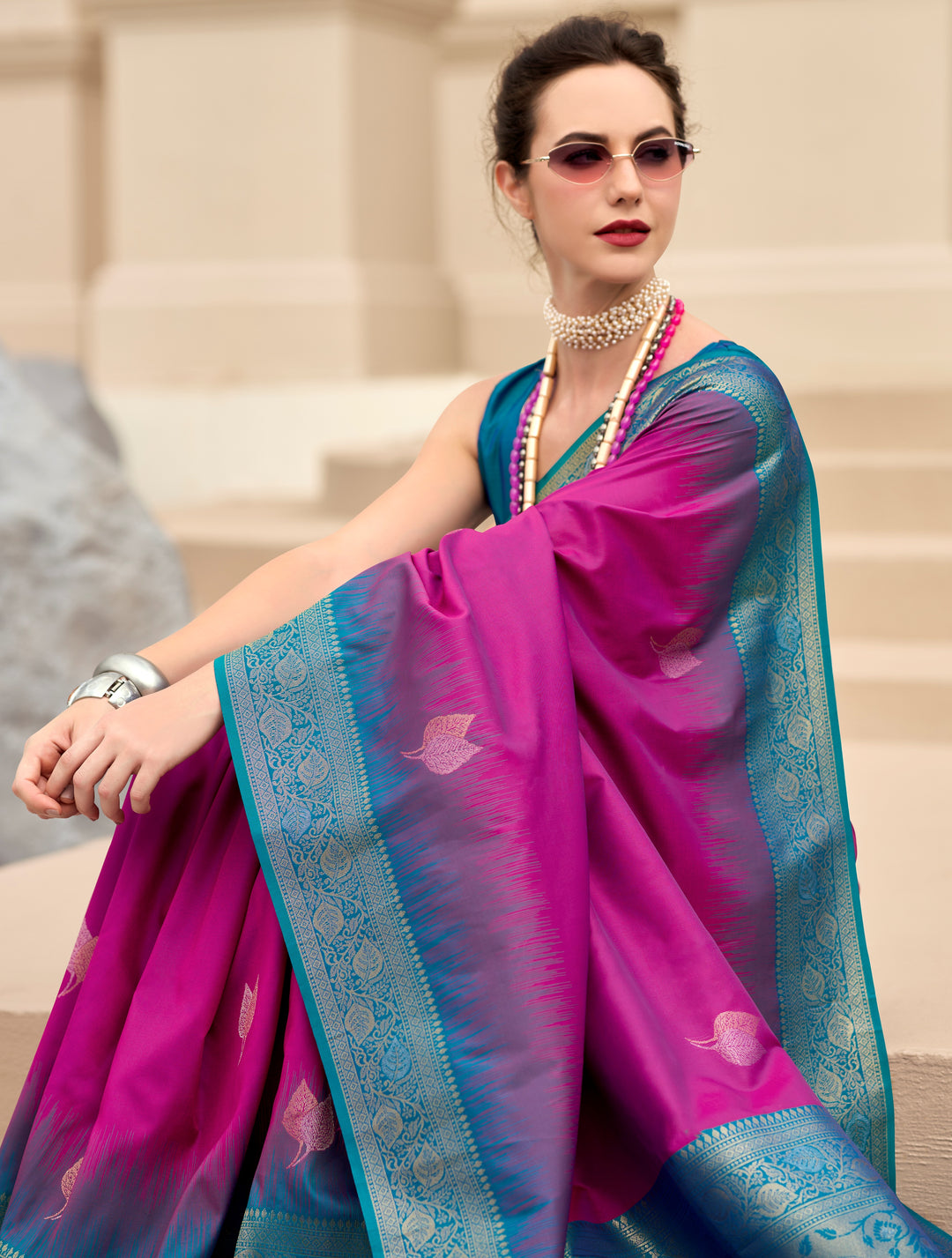 Wrapping In Love Kanjivaram Silk Saree