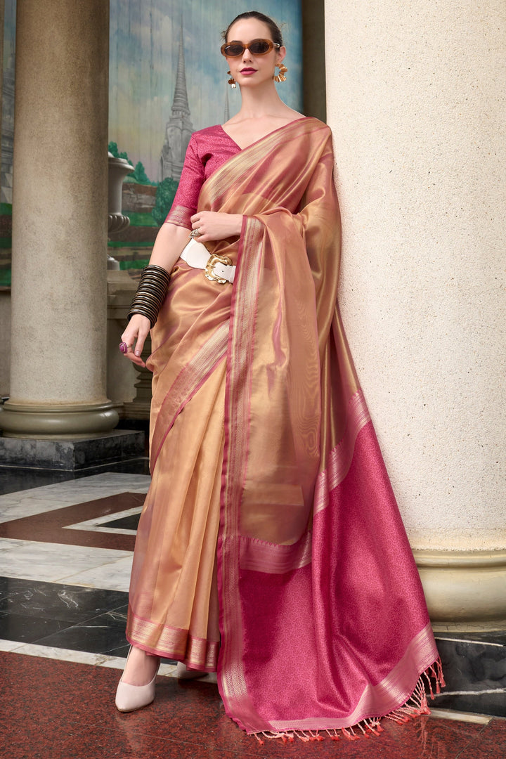 Sea Fairies Tissue Silk Saree