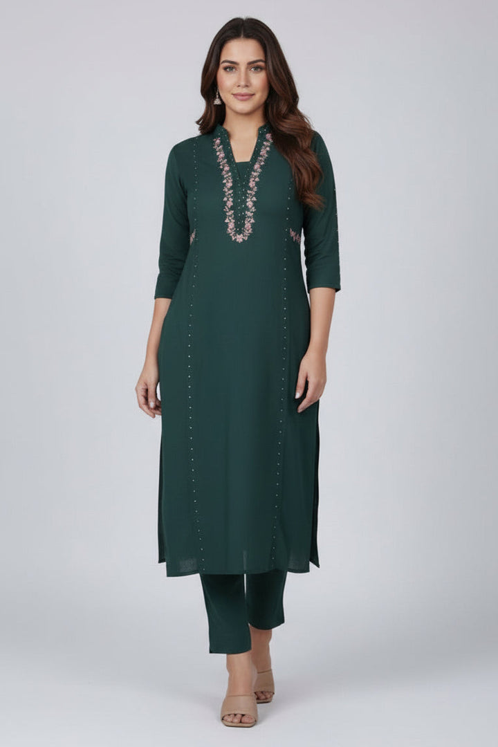 World Class Story Cotton Kurti Set