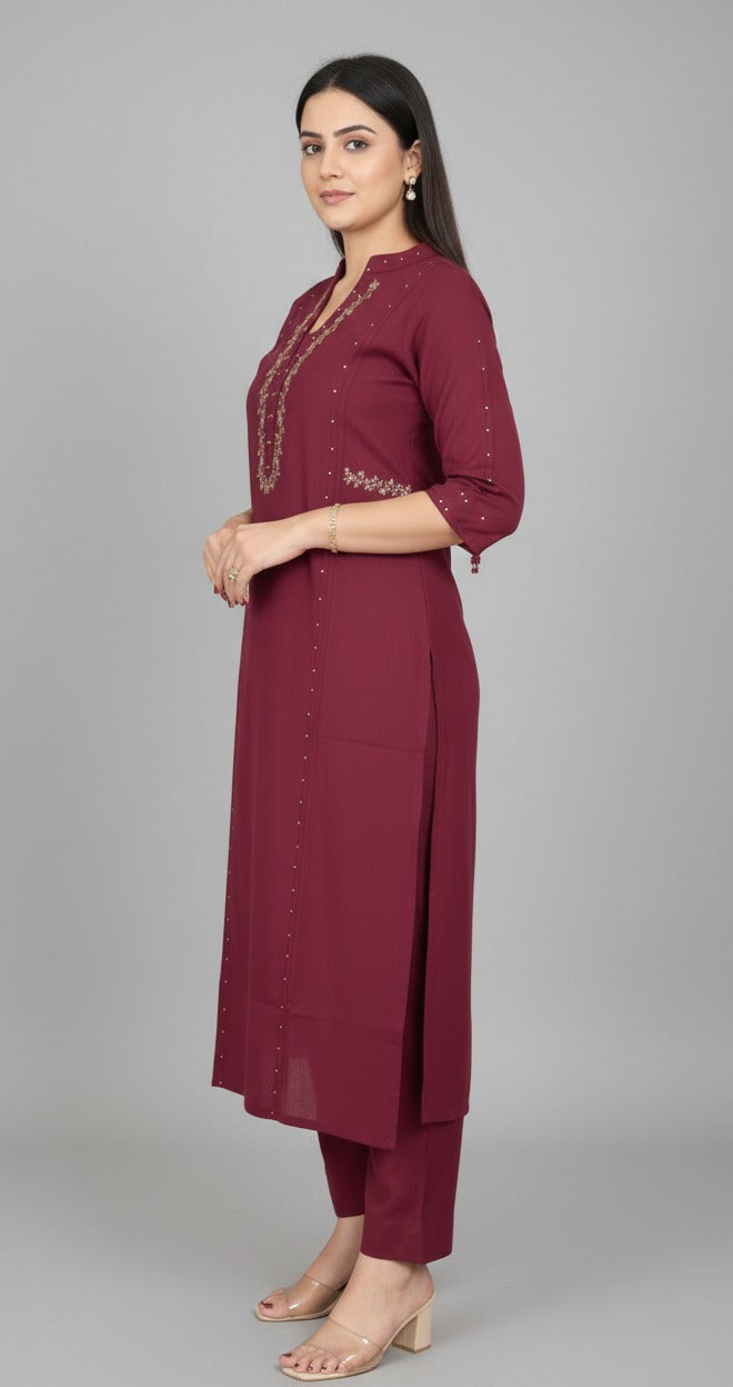 World Class Story Cotton Kurti Set