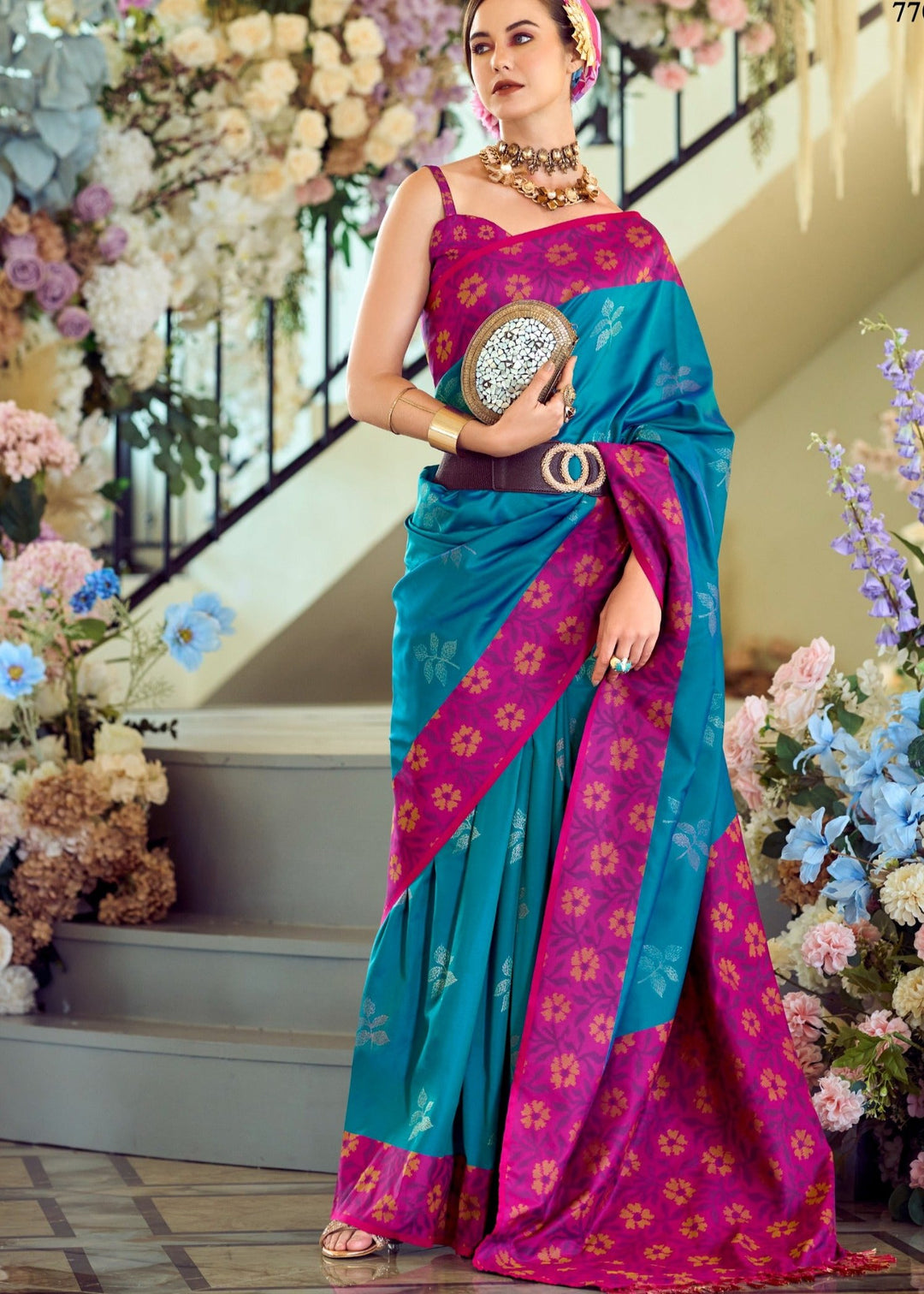 New Blossoms Kanjivaram Silk Saree