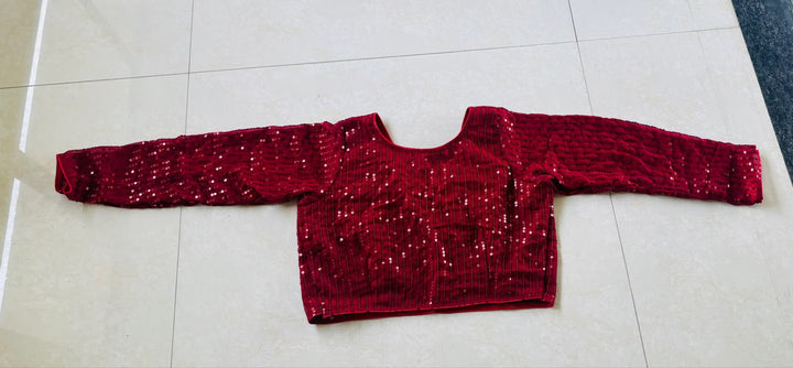 Royal Afterglow Designer Blouse