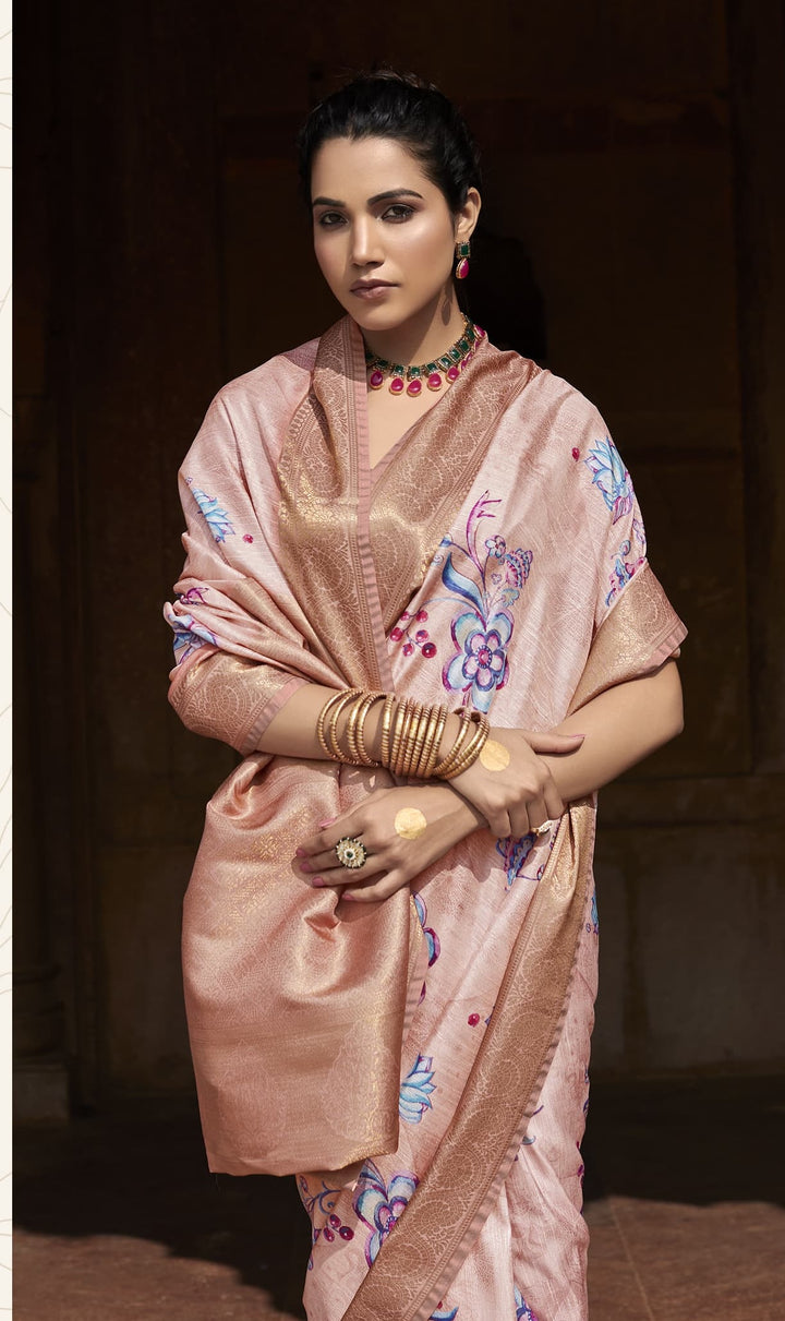 A Drape To Flaunt Fancy Silk Saree