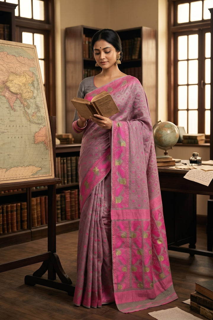 Swarnamayi Jamdani Saree