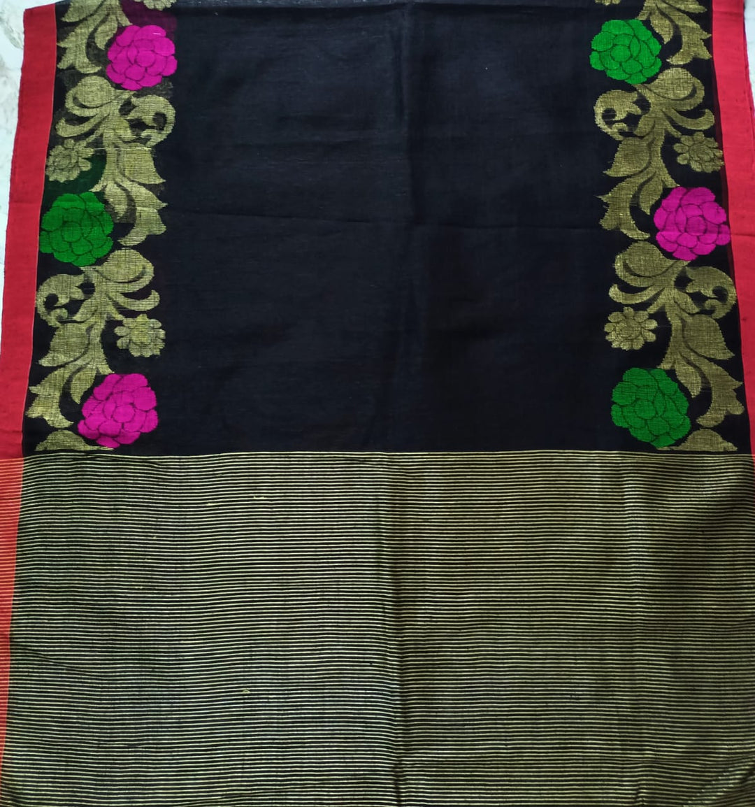 Golap Linen Jamdani Saree