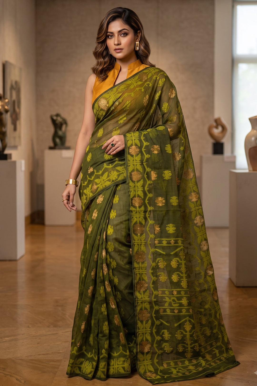 Utsab Bengal Jamdani Saree