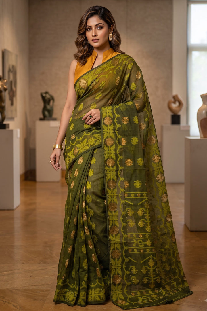 Utsab Bengal Jamdani Saree