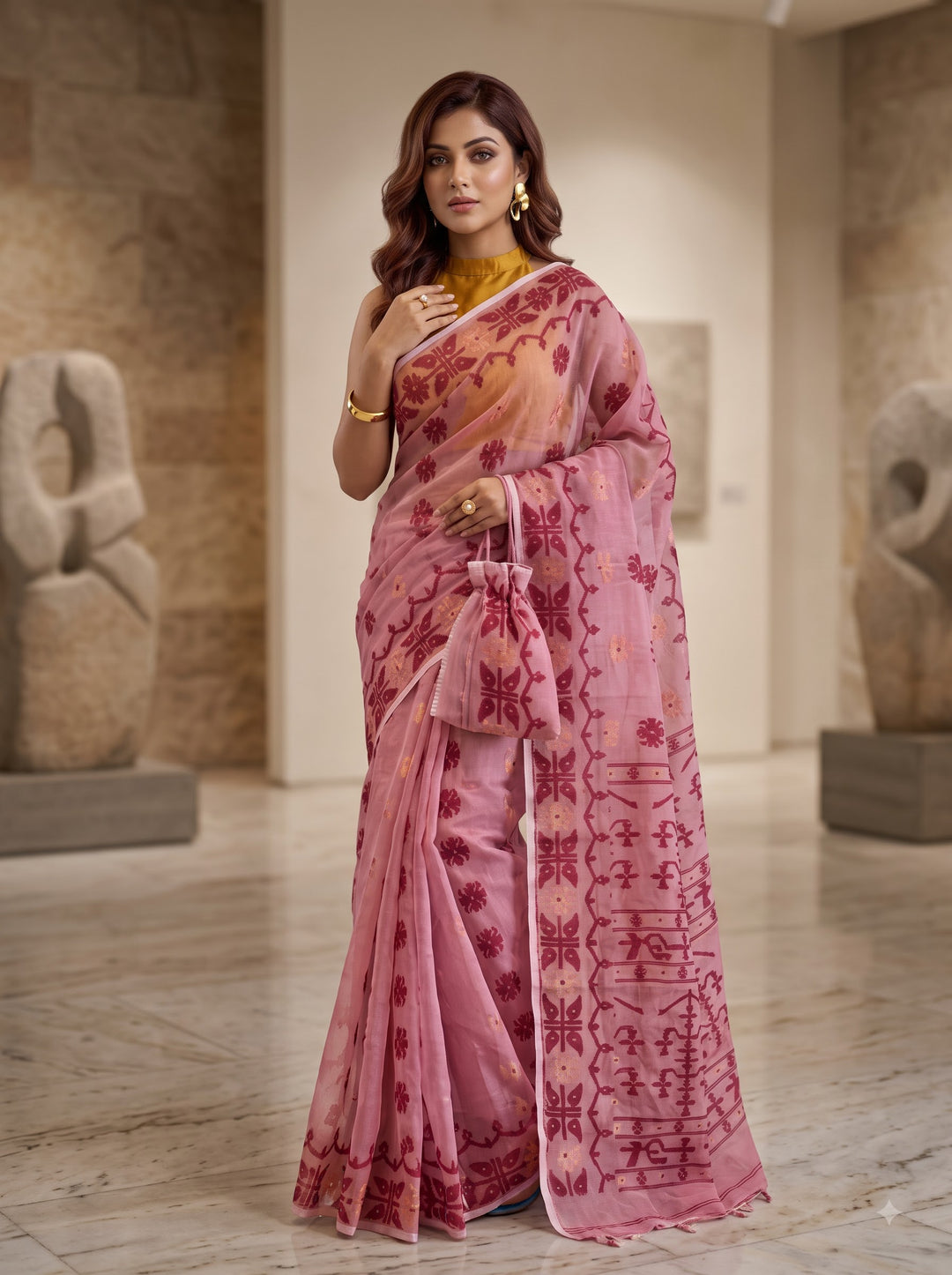 Utsab Bengal Jamdani Saree